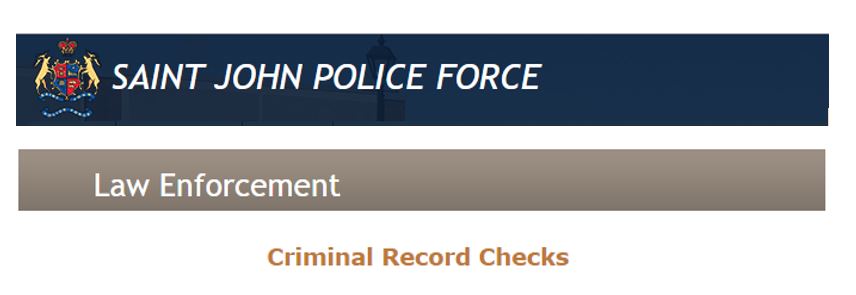 Criminal Record Check
